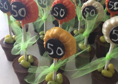 50th Birthday Chocolate Flowers