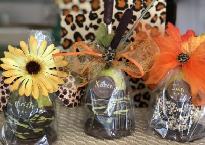 Chocolate Dipped Pears