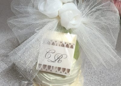 White Chocolate Dipped Pears