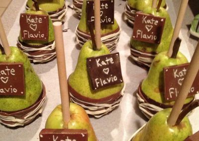 Chocolate Dipped Pears