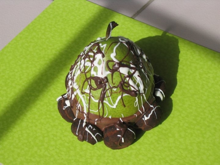 Chocolate Dipped Pears